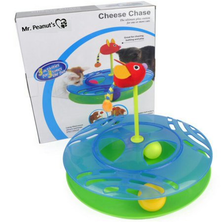 Cheese Chaser Interactive Cat Toy