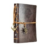 7Inches x5Inches Vintage Retro Leather Cover Notebook Journal Blank String Nautical