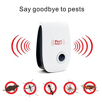 Pest Control Ultrasonic Repeller - Electronic Plug In repellent indoor for Insects- Mosquitoes, Mice, Spiders, Ants, Rats, Roaches, Bugs, Non-toxic Eco-Friendly, Environment-friendly(pest repeller)