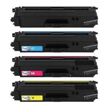 HQ Supplies © Brother TN336 Premium Compatible High Yield Toner Cartridge Set, Brother TN336BK, TN336C, TN336Y, TN336M Compatible Toner Cartridges for Brother HL-L8250CDN, HL-L8350CDW, HL-L8350CDWT, MFC-L8600CDW, MFC-L8850CDW Printers