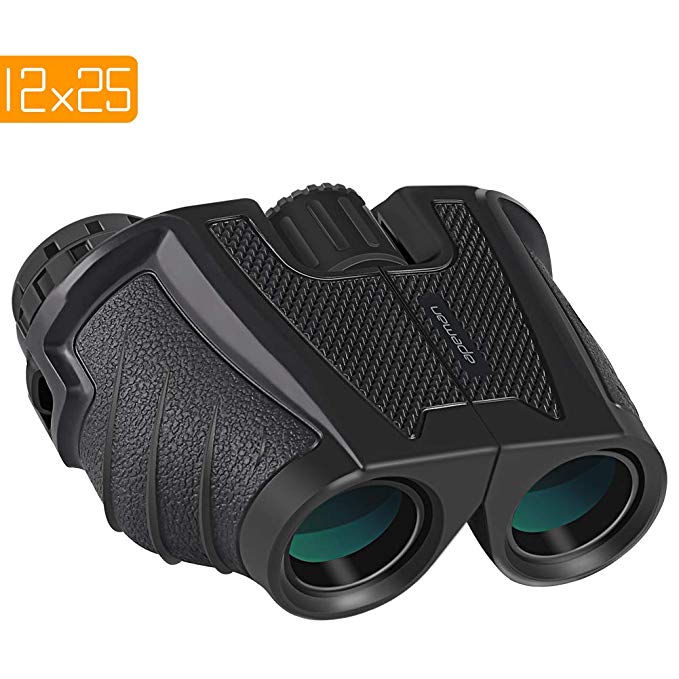 APEMAN 10X50 Binoculars for Adults with Low Light Night Vision,Compact Binoculars for Bird Watching, Hunting, Sports Events, Travelling and Concerts, FMC Lens with Smart Phone Adaptor (12X25)