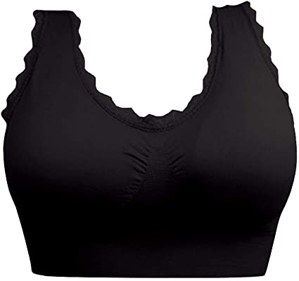 Sports Bras - Padded Seamless High Impact Support for Yoga Gym Workout Fitness