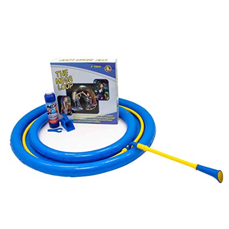 Uncle Bubble Giant Bubble Wand Mega-Loop. Giant Bubbles Big Enough To Stand-In. Hours of Indoor Fun