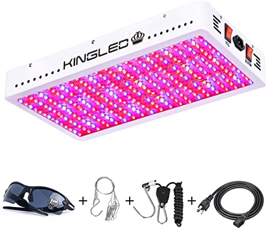 King Plus 3000W Double Chips Led Grow Light Full Spectrum with UV and IR for Grow Tent and Indoor Plant Seeding Flowering Growing