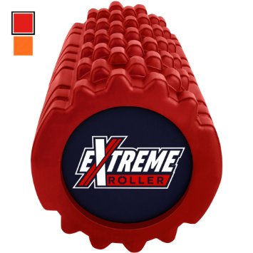 Extreme Muscle Foam Roller ✠ Premium High Density Grid Provides Deep Tissue Massage For Tight Muscles - Exercises & Massages Back, IT Bands, Legs & Arms - Ideal For Pilates, CrossFit, Yoga, Running, Physical Therapy & Myofascial Release