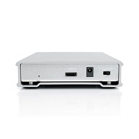 MiniPro 2.5" SATA to USB 3.1 (USB-C) External Aluminum Hard Drive HDD/Solid State SSD Enclosure