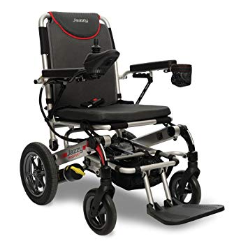 Pride Mobility Jazzy Passport, Folding Travel Electric Powerchair - Lightweight Portable Folding Electric Wheelchair