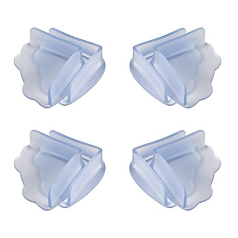 Blulu Baby Safety Anti-collision Edge Corner Guard Protector in Frog Shape (Clear, 8 Pack)