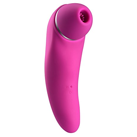 Wireless Clitorial Sucking Toys, NightLand Clitorial Stimulation Toys, Nipples G-spot Stimulator Silicone Waterproof USB Rechargeable Vibration Massager Sex Toys with 10 Sucking Mode & 20 Speed Vibration for Women