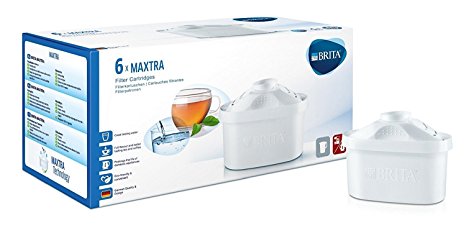 Brita Maxtra Water Filter Cartridges Pack of 6