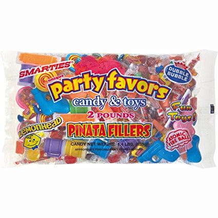 Pinata Filler with Assorted Candy and Toys, 2lbs
