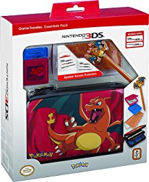 RDS Industries, Nintendo 3DS Game Traveler Essentials Pack - Red Charizard