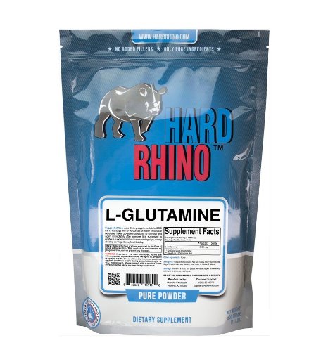 Hard Rhino L-Glutamine Powder 500 Grams