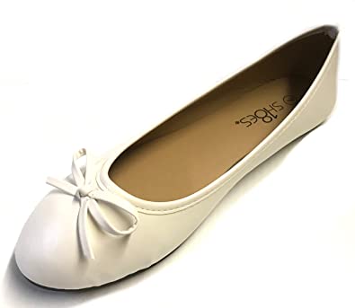 Shoes8teen Womens Sequin Ballet Flat