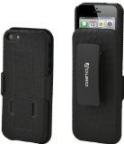 Aduro Shell Holster Combo Case for Apple iPhone 5  5S with Kick-Stand and Belt Clip Atampt Verizon T-Mobile and Sprint