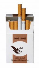 Honeyrose "C" Chocolate Flavor Tobacco Free Nicotine Free Herbal Cigarettes