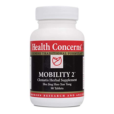 Health Concerns - Mobility 2 - Clematis Herbal Supplement Shu Jing Huo Xue Tang - Supports Muscle, Tendon and Joint Health - 90 Tablets