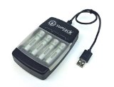 SunJack USB Battery Charger for Rechargeable AAAAA Ni-Mh and Ni-Cd Batteries