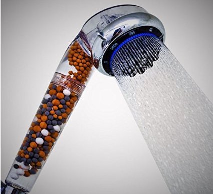 Shower Head HealthyLifeStyle Deluxe Edition Showerhead with 8 Alternate Massage Pressure Settings - Water Saving