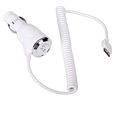 YOOYOTM Ultra Fast Retractable Car Charger Adapter for Galaxy S5 SV / Samsung Galaxy Tab Pro 12.2 Note Pro NotePro 12.2 / Note 3 Note III N9000 N9002 N9005 N900V N900T N900P N900W Rapid Travel Charger - 24-Month Warranty