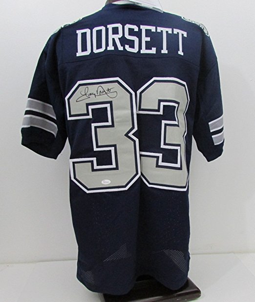 Tony Dorsett Dallas Cowboys Autographed/Signed Jersey JSA
