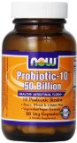 NOW Foods Probiotic-10   50 Billion 50 Vcaps