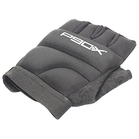 Beachbody P90X 1-Pound In Each Glove Weighted Black Exercise, Fitness, And Workout Gloves For Men And Women