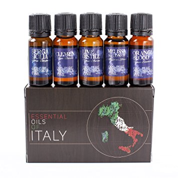 Gift Starter Pack of 5x10ml Essential Oils Of Italy