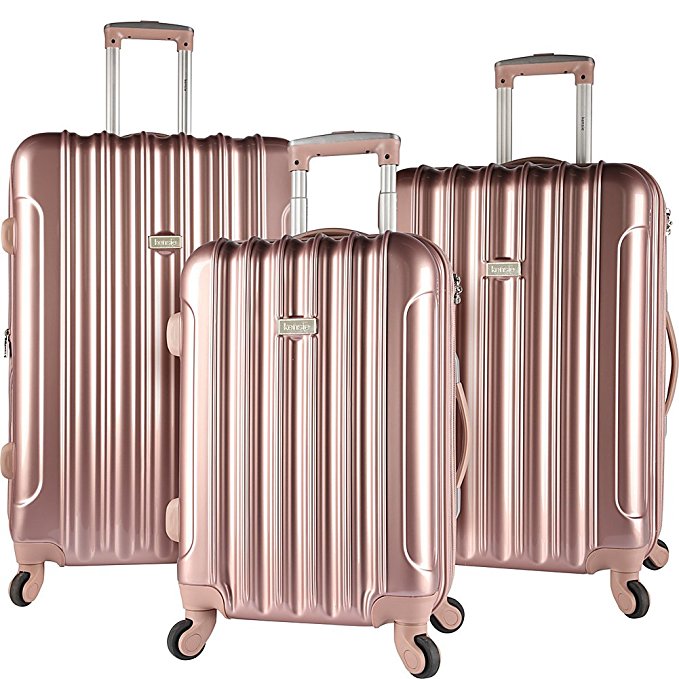 Kensie Luggage 3 PC Expandable Hard Side Spinner Luggage Set