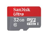 SanDisk Ultra 32GB UHS-IClass 10 Micro SDHC Memory Card Up to 48MBs With Adapter- SDSDQUAN-032G-G4A Newest Version