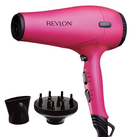 Revlon Pro Collection Fast Style RVDR5141PNK 1875W Tourmaline AC Motor Hair Dryer, Pink