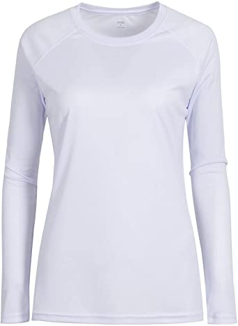 Women UPF 50  Workout Performance Long Sleeve Sports T-Shirt Running Casual Tops