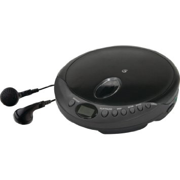 GPX PC101B Portable CD Player with Stereo Earbuds