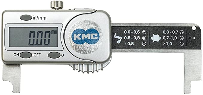 KMC Unisex's Digital Chain Checker, Black/Silver, Universal