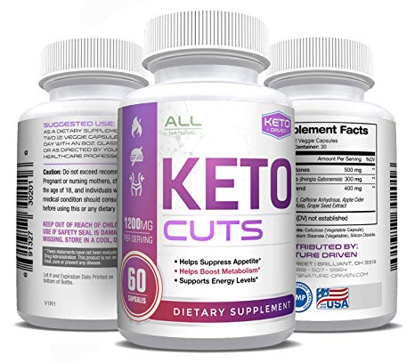 Best Shark Tank Keto Pills - Boosts Metabolism & Energy - Burn Fat Not Carbs - All-Natural Weight Loss - Electrolytes - 60 Capsules by Nature Driven