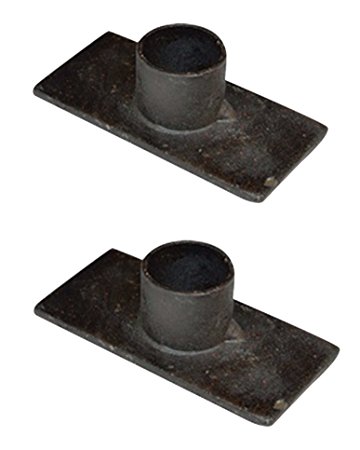 Black Iron Taper Candle Holder, Set of 2 by CWI