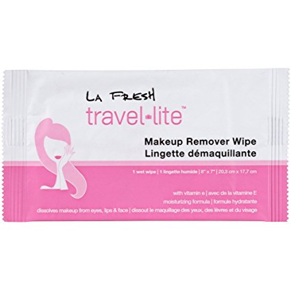 La Fresh Travel Lite 10-Pieces Makeup Remover Wipes with Velvet Liquid Eyeliner