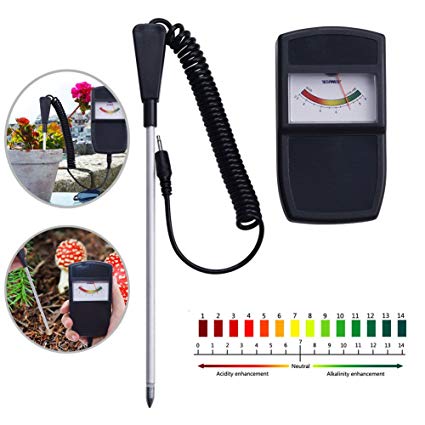 Ywillink Soil PH Measuring Instrument Tester for Farm Plants Crops Flowers Vegetable